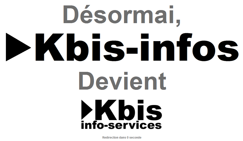 Kbis-infos devient Kbis info-services